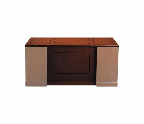 MLNSDTS72SCR Sorrento Series Veneer Straight Front Desk Top,72w x 30d, Bourbon Cherry By MAYLINE COMPANY