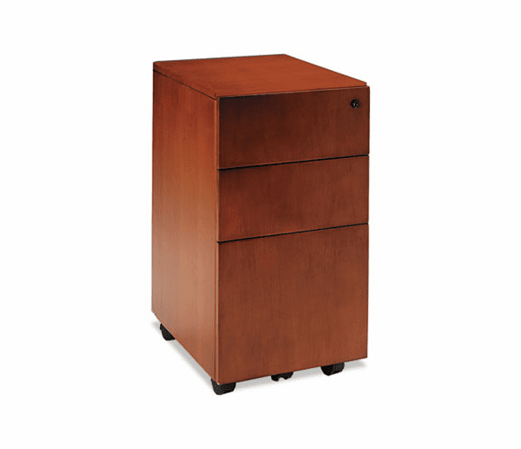 MLNSKBBFTOF Stella Series Veneer Box/Box/File Pedestal, 15w x 19d x 28h, Toffee By MAYLINE COMPANY