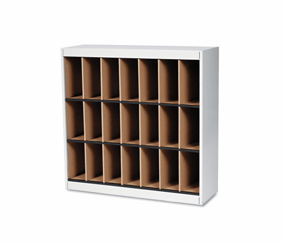 MLNSRF3837PG Kwik-File Vertipocket Vertical Sorter, 21 Pockets, 37w x 12d x 37h, Pebble Gry By MAYLINE COMPANY