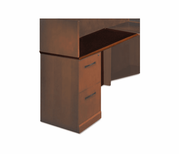 MLNSRTLSCR Sorrento Series Left Return Top w/ Modesty Panel, 48w x 20d x 29�h, Brbon Cherry By MAYLINE COMPANY