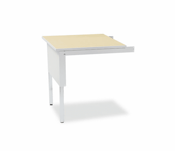 MLNTB30PG Kwik-File Mailflow-To-Go Mailroom System Table, 30w x 30d x 29-36h,Birch/PblGry By MAYLINE COMPANY