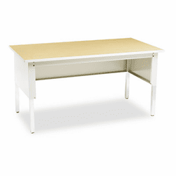 MLNTB60PG Kwik-File Mailflow-To-Go Mailroom System Table, 60w x 30d x 36h,Birch/PblGray By MAYLINE COMPANY