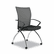 MLNTSH1BB Valor� Series High-Back Nesting Chair, Mesh/Fabric, Black, 2/Carton By MAYLINE COMPANY