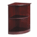 MLNVBQ2CRY Wood Veneer Quarter Round 2-Shelf Bookcase, 19w x 19d x 29�h, Sierra Cherry By MAYLINE COMPANY