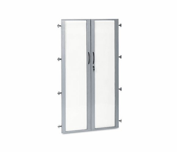 MLNVC68GGLSS Doors For Wall Cabinet, Glass, 36w x 68h, 2/Set By MAYLINE COMPANY