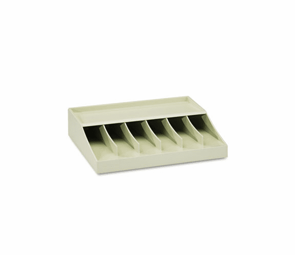 MMF210470089 Bill Strap Rack, 6 Pockets, 10-5/8" w x 8-5/16" d x 2-5/16" h, Putty By MMF INDUSTRIES