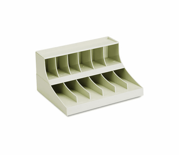 MMF210470289 Combo Coin Wrapper/Currency Band Rack, 12 Pockets, 10-5/8 x 8-3/8 x 5-3/8 By MMF INDUSTRIES