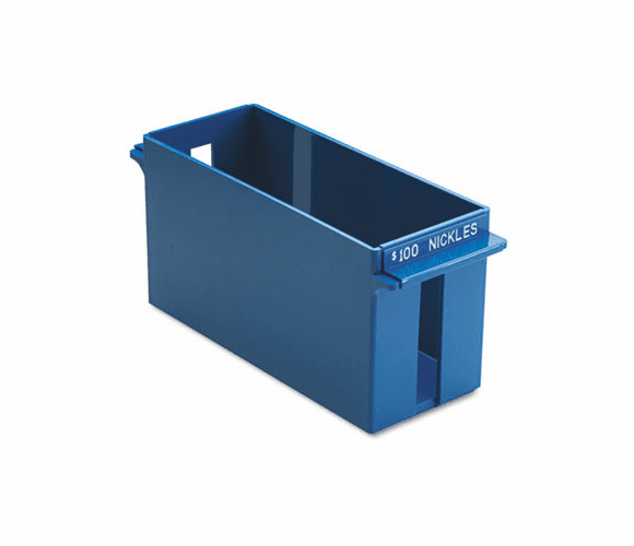 MMF212070508 Porta-Count System Extra-Capacity Rolled Coin Plastic Storage Tray, Blue By MMF INDUSTRIES