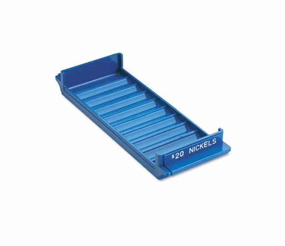 MMF212080508 Porta-Count System Rolled Coin Plastic Storage Tray, Blue By MMF INDUSTRIES