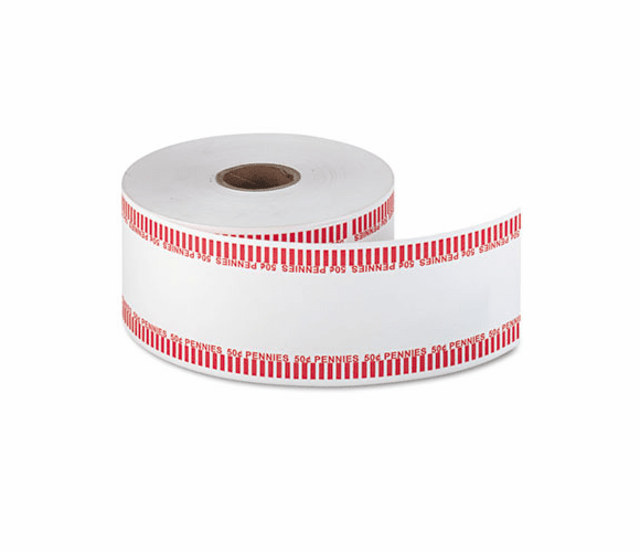 MMF2160651A07 Automatic Coin Flat Wrapper Rolls, Pennies, $.50, 1900 Wrappers/Roll By MMF INDUSTRIES