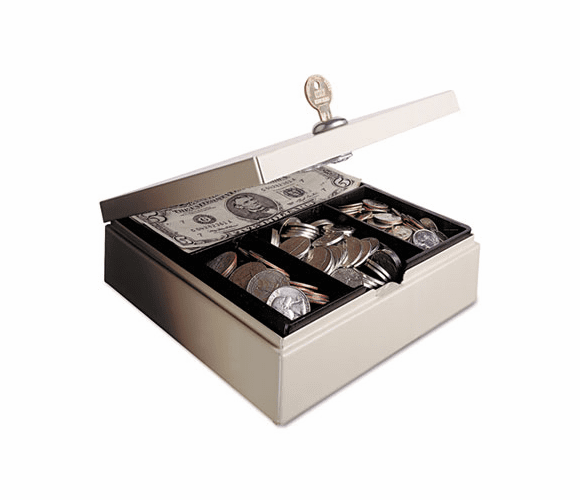 MMF227107003 Heavy Duty Steel Drawer Safe, Key Lock, Black By MMF INDUSTRIES