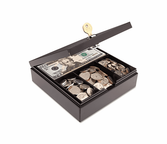 MMF227107004 Heavy Duty Steel Drawer Safe, Key Lock, Black By MMF INDUSTRIES