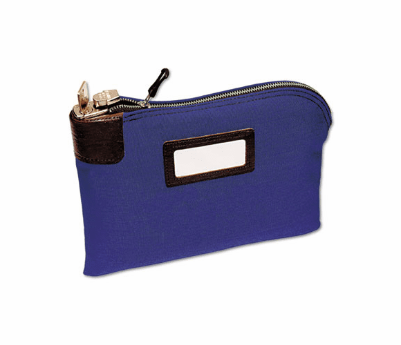 MMF2330881W08 Seven-Pin Security/Night Deposit Bag, Two Keys,Cotton Duck, 11 x 8.5, Blue By MMF INDUSTRIES