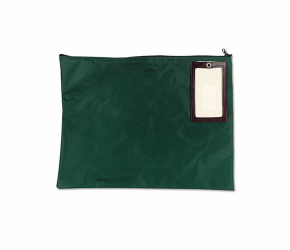 MMF2341814N02 Cash Transit Sack, Nylon, 18 x 14, Dark Green By MMF INDUSTRIES