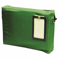MMF2342411L02 Expandable Dark Green Transit Sack, 14w x 11h x 3d By MMF INDUSTRIES