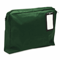 MMF2342814L02 Expandable Dark Green Transit Sack, 18w x 14h x 4d By MMF INDUSTRIES
