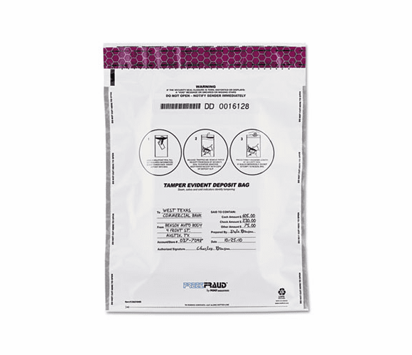 MMF236210406 FREEZFraud Bags, 12 x 16, White, 100/Box By MMF INDUSTRIES