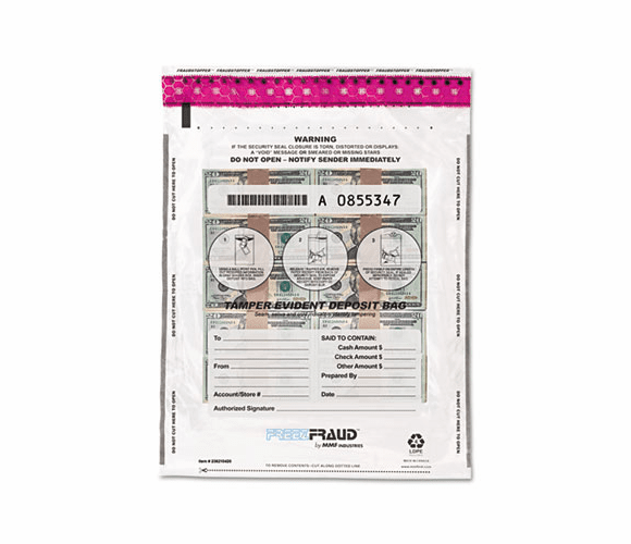 MMF236210420 FREEZFraud Bags, 12 x 16, Clear, 100/Box By MMF INDUSTRIES