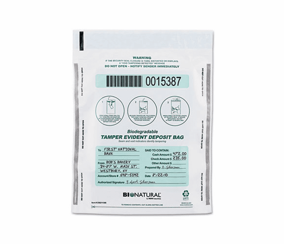 MMF236211306 Bio-Natural Bags, 9 x 12, White, 100/Box By MMF INDUSTRIES