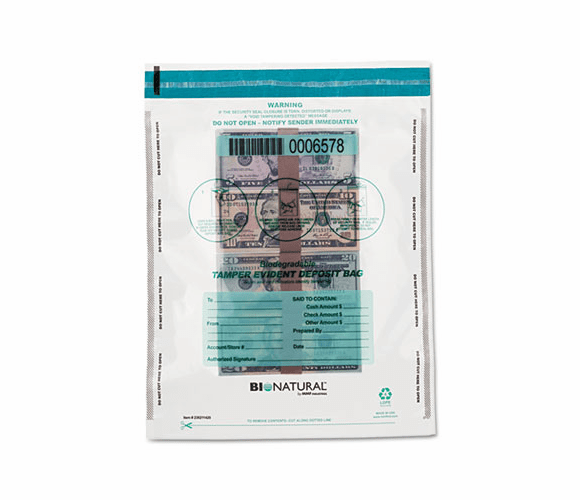 MMF236211420 Bio-Natural Bags, 12 x 16, Clear, 100/Box By MMF INDUSTRIES