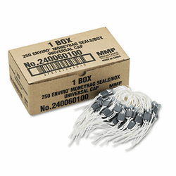 MMF240060100 Enviro Cash Bag Seals, Universal, 250/Box By MMF INDUSTRIES