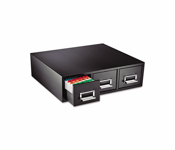 MMF263F3516TBLA Drawer Card Cabinet Holds 4,500 3 x 5 cards, 19 7/8 x 18 1/8 x 7 By MMF INDUSTRIES