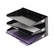 MMF2643004 Steelmaster Multi-Tier Horizontal Letter Organizers, Three Tier, Steel, Black By MMF INDUSTRIES