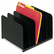 MMF2645004 Desktop Vertical Organizer, Five Sections, Steel, 12 x 11 x 8 1/8, Black By MMF INDUSTRIES