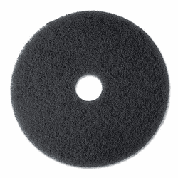 MMM08381 Stripper Floor Pad 7200, 19", Black, 5 Pads/Carton By 3M/COMMERCIAL TAPE DIV.