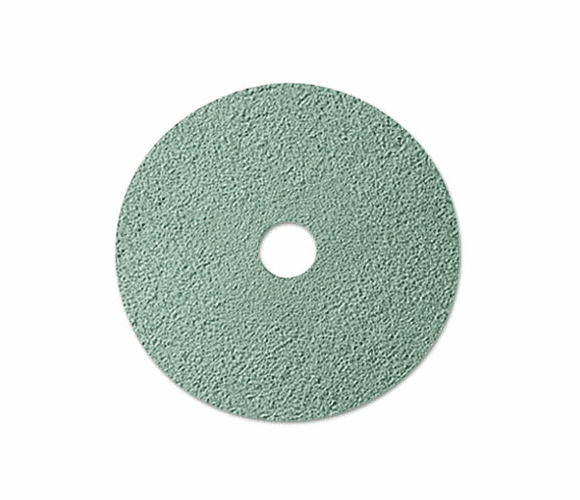 MMM08753 Burnish Floor Pad 3100, 20", Aqua, 5 Pads/Carton By 3M/COMMERCIAL TAPE DIV.