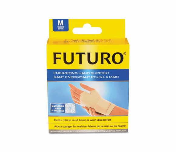 MMM09185EN Energizing Support Glove, Medium, Palm Size 7.5 - 8.5", Tan By 3M/COMMERCIAL TAPE DIV.