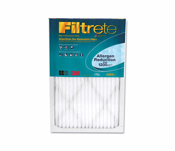 MMM11204PK Allergen Reduction Furnace Filter, 12 x 24, 2/Pack, 2 Packs/Carton By 3M/COMMERCIAL TAPE DIV.