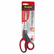 MMM1448 Precision Scissors, Pointed, 8" Length, 3-1/8" Cut, Gray/Red By 3M/COMMERCIAL TAPE DIV.