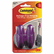 MMM17081P Designer Hooks, Plastic, Plum, 2 Hooks with 4 Adhesive Strips per Pack By 3M/COMMERCIAL TAPE DIV.