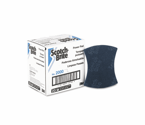 MMM2000CC Power Pad, Blue, 3-7/8 x 5-1/2, 20/Carton By 3M/COMMERCIAL TAPE DIV.