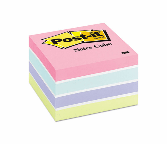 MMM2056FP Cube, 3 x 3, Pastel, 470 Sheets By 3M/COMMERCIAL TAPE DIV.
