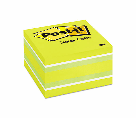 MMM2056RC Cube, 3 x 3, Ribbon Candy, 470 Sheets By 3M/COMMERCIAL TAPE DIV.