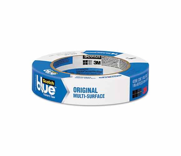 MMM20901A ScotchBlue Painter's Tape, 1" x 60 yards By 3M/COMMERCIAL TAPE DIV.
