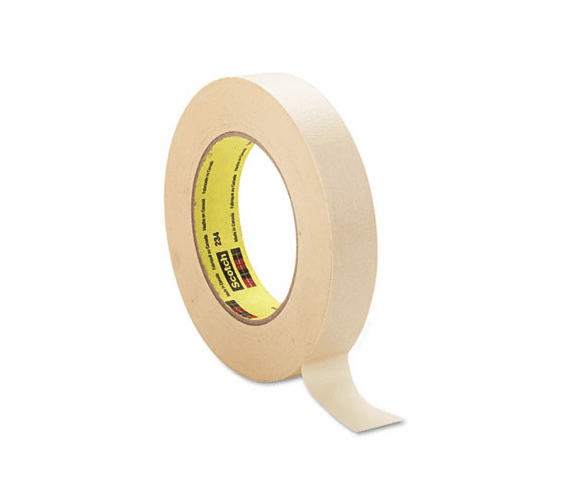 MMM2341 General Purpose Masking Tape 234, .94" x 60 yards, 3" Core, Natural By 3M/COMMERCIAL TAPE DIV.