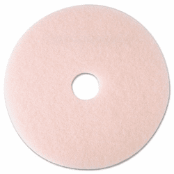 MMM25857 Eraser Burnish Floor Pad 3600, 19", Pink, 5 Pads/Carton By 3M/COMMERCIAL TAPE DIV.