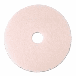 MMM25858 Eraser Burnish Floor Pad 3600, 20", Pink, 5 Pads/Carton By 3M/COMMERCIAL TAPE DIV.