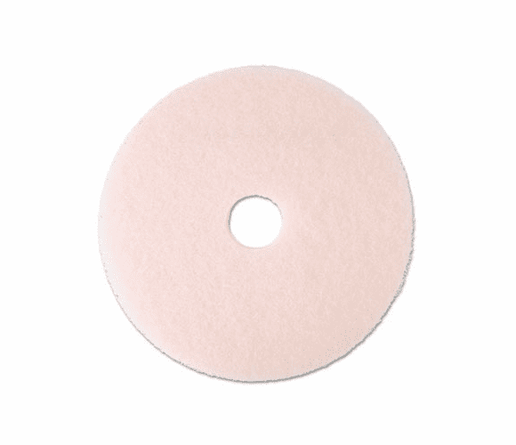 MMM25858 Eraser Burnish Floor Pad 3600, 20", Pink, 5 Pads/Carton By 3M/COMMERCIAL TAPE DIV.