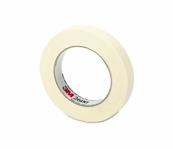 MMM260018A Economy Masking Tape, 3/4" x 60 yards, 3" Core, Cream By 3M/COMMERCIAL TAPE DIV.