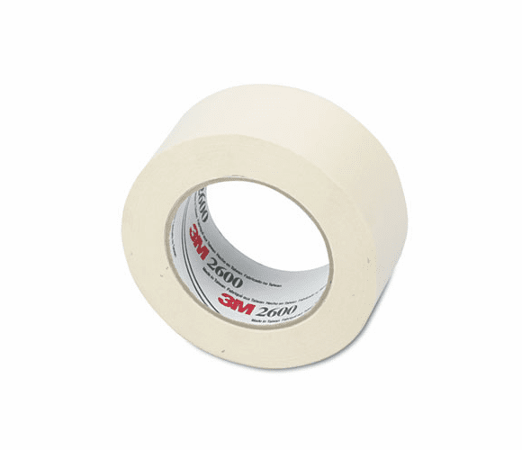 MMM260048A Economy Masking Tape, 2" x 60 yards, 3" Core, Cream By 3M/COMMERCIAL TAPE DIV.