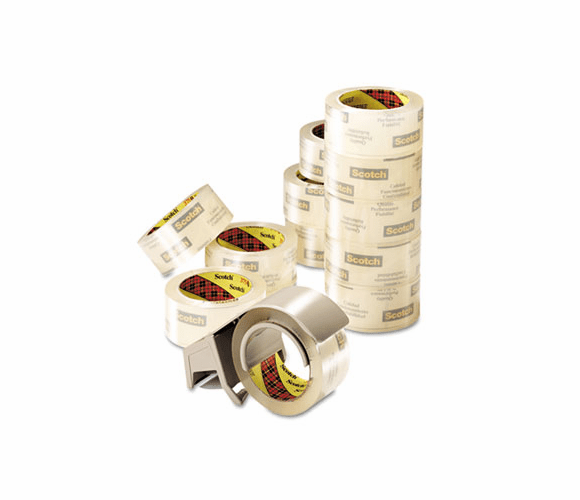 MMM375012DP3 3750 Commercial Performance Packaging Tape, 1.88" x 54.6 yards, Clear, 12 Pack By 3M/COMMERCIAL TAPE DIV.