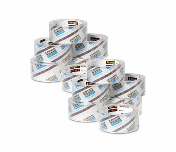 MMM3850CS36 3850 Heavy Duty Tape Refills, 1.88" x 54.6 yds, 3" Core, Clear, 36/Carton By 3M/COMMERCIAL TAPE DIV.
