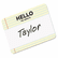 MMM3900N Designer Series Removable Name Badge Labels, 2-3/8 x 3-3/8, Paper Design, 40/Pk By 3M/COMMERCIAL TAPE DIV.