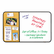 MMM558BBDE Self-Stick Cork Bulletin and Dry Erase Board, 36 x 22, White, Black Frame By 3M/COMMERCIAL TAPE DIV.