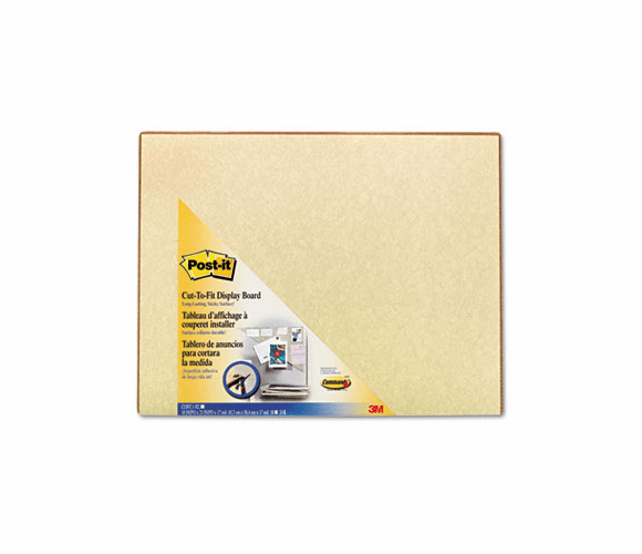 MMM558BG Self-Stick Cut-to-Fit Unframed Bulletin Board, 23 x 18, Beige By 3M/COMMERCIAL TAPE DIV.
