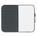 MMM558CBS Self-Stick/Dry Erase Combination Board, 22 x 18, Gray/White, Black Frame By 3M/COMMERCIAL TAPE DIV.